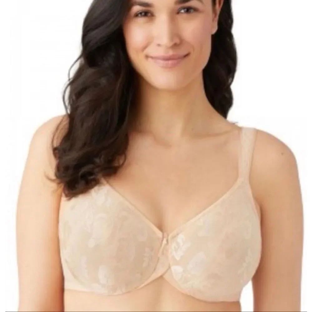 Wacoal Awareness Underwire tan Bra 85567 size 40D